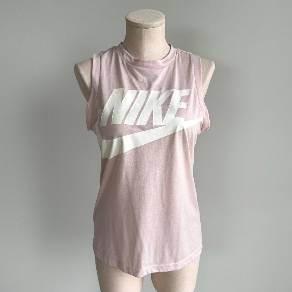 Nike Muscle Tank Top Light Pink Womens Size XS Sleeveless Tee